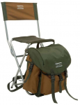 Lahtik&auml;iv matkatool Shakespeare Deluxe Rucksack Chair, pruun v./roheline v.