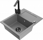 K&ouml;&ouml;givalamu Mexen Enzo 6506-71-670300-70-B, graniit, 57.6 cm x 46.5 cm x 17.4 cm, must/hall