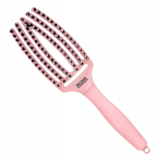 Juuksehari Olivia Garden Fingerbrush Combo Medium, 70 mm, roosa v.