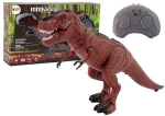 Raadiojuhitav dinosaurus Lean Toys Innovation T-Rex, 14 cm, pruun v.