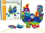 Klotsid Lean Toys Dinosaur Balance Game, mitmev&auml;rviline