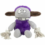 M&auml;nguasi koerale, pehme Trixie Monster 34723, 32 cm, hall v./violetne v.