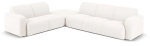 Nurgadiivan Micadoni Home Molino MIC_LC_L_101_F1_MOLINO1, valge v., vasak, 315 x 250 cm x 72 cm