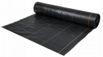 Umbrohuvastane agrotekstiil Bradas, must, 100 m x 0.4 m, 110 g/m&sup2;