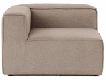 Mooduldiivan Atelier Del Sofa Fora, pruun v., vasak, 105 x 107 cm x 66 cm