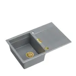 K&ouml;&ouml;givalamu Quadron Owen 111, graniit, 76 cm x 50 cm x 21.5 cm, kuldne v./h&otilde;be v.