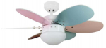 Laeventilaator koos lambiga CristalRecord 85-990-06-666, 1 tk