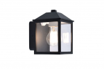 &Otilde;ue seinavalgusti Lutec SPIRE, 10W, E27, IP44, must, 14.3 cm x 17.5 cm