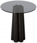 Kohvilaud Kalune Design Thales, must v./tumehall v., 50 cm x 50 cm x 50 cm
