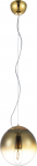 Valgusti rippuv AZzardo Iris AZ3133, E27, 1 x 40 W, kuldne v.