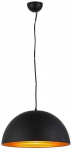 Valgusti rippuv AZzardo Modena AZ1394, E27, 1 x 60 W, kuldne v./must v.