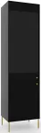 Vitriinkapp ADRK Tili, must v., 40.8 cm x 51.8 cm x 180 cm