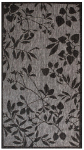 Koridorivaip Home4you Dawn Foam 6, must v./hall v., 300 cm x 80 cm