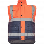 Vest meeste Cerva Hellin HV, sinine/oranž, M suurus