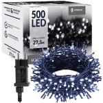 J&otilde;ulutuled Springos CL0543, 27.5 m, k&uuml;lm valge v., 500 LED, Roheline v.