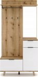 Esiku kapp Nordic, tamm v./valge v., 40 cm x 100 cm x 204 cm