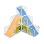 3D-pusle, klotsid Pattern Cubes, mitmev&auml;rviline, 16 tk