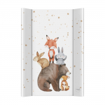 M&auml;hkimismatt Ceba Baby Hard Forest Friends, 70 cm x 50 cm, pruun v./valge v./oranž v.