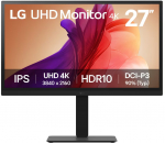 Monitor LG 27BA45U-B, IPS, 60 Hz, UHD, 27"