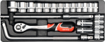 Reguleeritava mutriv&otilde;tme komplekt, komplekt Yato YT-12671, 25 tk