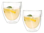 Topeltklaasist kruusikomplekt Twist Double, l&auml;bipaistev v., 0.220 l