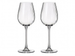 Veiniklaaside komplekt Crystal Bohemia Columba Optic, klaas, 0.4 l, 2 tk