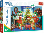 Pusle Trefl The Treflik Family Winter Trefliks, 27.5 cm x 41 cm, 100 tk, mitmev&auml;rviline