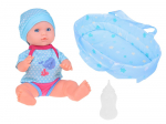 Nukk - imik koos tarvikutega Yala Baby, 30 cm, sinine