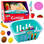 M&auml;nguk&ouml;&ouml;gi tarbed, puuviljade l&otilde;ikamise komplekt Lean Toys Cutting, mitmev&auml;rviline