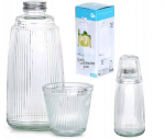 Karahvin Excellent Houseware HV906999, klaas, 1 l, 2 tk