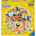 Pusle Ravensburger Spongebob, 52 cm x 52 cm, 500 tk, mitmev&auml;rviline