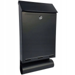 Postkast A-4T, must v., 6 cm x 22.5 cm x 42 cm