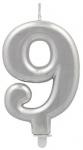 S&uuml;nnip&auml;evak&uuml;&uuml;nal Pap Star number 9, h&otilde;be v., 7 cm