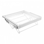 Sahtlitega kapp, kingade jaoks Elite, 48.3 cm x 56 cm, 17.7 cm, valge v.