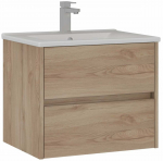 Vannitoakapp valamuga Kalune Design Side, tamm v., 45 cm x 65 cm x 52 cm