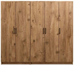 Riidekapp Kalune Design Kardelen, pine, 51.8 cm x 200 cm x 180 cm