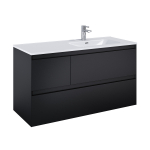 Valamualune vannitoa kapp Elita Split Right, matt must v., 45.8 cm x 120 cm x 63.5 cm