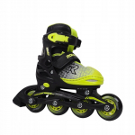 Rulluisud Roces Jokey X Boy 400899 00002, must v./kollane v., 30-33