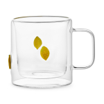 Topeltseinaga klaasist tass Ambition Tutti Lemon, kollane v./l&auml;bipaistev v., 0.33 l