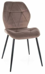 Kahjustatud pakendiga toode. S&ouml;&ouml;gitoa tool Rick Velvet, matt, cappuccino v., 56 cm x 48 cm x 86 cm