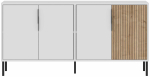Konsoollaud Kalune Design Callia, valge v./sapphire oak v., 36 cm x 150 cm x 75 cm