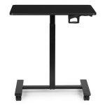 Arvutilaud reguleeritava k&otilde;rgusega ModernHome JNI-PN01-1-1-NP, 70 cm x 48 cm, 71.5 - 112 cm, must v.