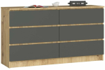 Kummut Akord Furniture Factory K140, hall v./artisan oak v., 77 cm x 138 cm x 40 cm