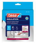 Tihenduslint akna tihendamiseks/uksepragude tihendamiseks Tesa D-PROFILS, 25 m x 9 mm