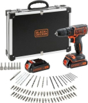 Puur koos akuga Black & Decker BDCDD12BAFC-QW, 10.8 V, 1.5 Ah