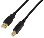 Juhe Logilink USB 2.0 A male, USB 2.0 B male, 20 m, must v.