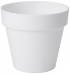Lillepott Form Plastic Ibiza Soft Mat 4160, plastik, &Oslash; 25 cm, valge v.