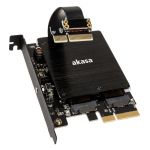 V&otilde;rgukaart Akasa Dual M.2 PCI-E RGB LED