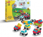 Konstruktor People Blocks Go Go Working Cars, 18 tk