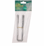Kinnitusklamber, 17 cm x 3.5 cm, metall, 10 tk